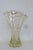 Mid-Century Modern Mid Century Modern Organic Yellow Art Glass Ruffled Rim Handkerchief Vase 4768b For Sale - Image 3 of 15