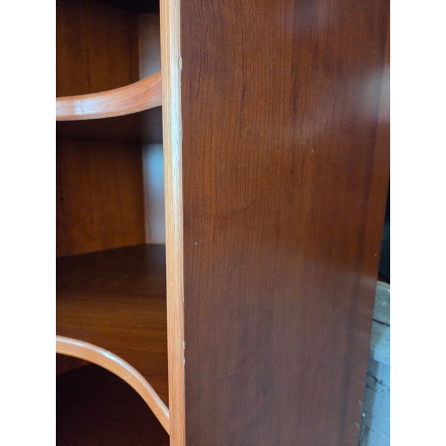 1980s Danish Modern Modular 4 Pc Corner Shelving Unit For Sale - Image 12 of 13