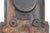 Early 20th Century Antique Victorian Cast Iron Reading Pocket Door Pull For Sale - Image 5 of 5
