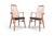 Mid 20th Century Mid 20th Century Pair of Niels Koefoed "Eva" Highback Dining Armchairs in Teak For Sale - Image 5 of 9