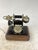 Vintage Wooden and Brass Rotary Telephone, 1950s For Sale - Image 6 of 7