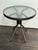 Design Plus Gallery presents a Vintage Outdoor Bistro Table from Brown Jordan. This round table pairs a powder-coated...