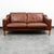 Brown leather 2 seater sofa imported directly from Denmark. Comes in the style of Borge Mogensen. Well made and...