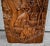 Wood Teak Hand Carved Plaque Large 3d Wood Relief Balinese Tropical Wall Art For Sale - Image 7 of 11