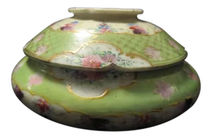 Antique Chinese Jar With Lid (Hair Receiver)