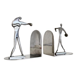 Austrian Modernist Figural Bookends For Sale