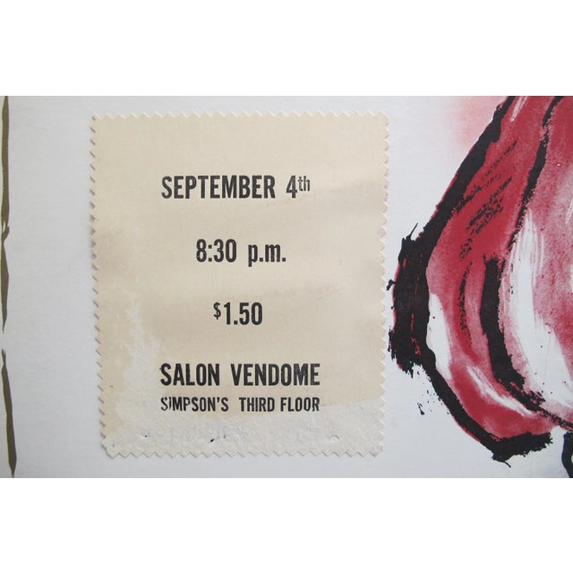 1960's Original Fashion Show Advertisement Carton - Simpson's Presents My Fair Lady Fashion Show For Sale - Image 4 of 6