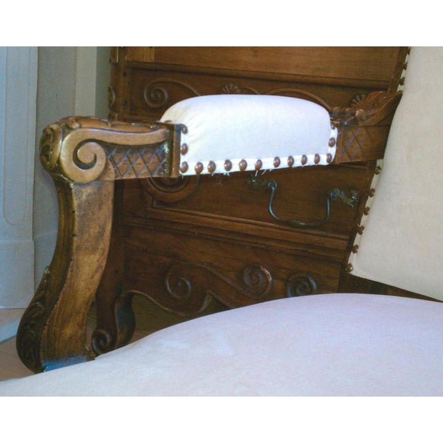 Mid 19th Century 19th Century Regence Walnut Armchair For Sale - Image 5 of 6