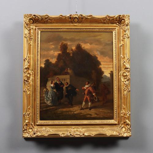 French School Artist, The Presentation, Oil on Canvas For Sale - Image 11 of 11
