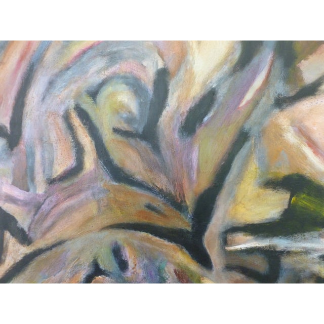 Contemporary "Crows" Large Abstract Avian Oil and Acrylic Painting by Scott Spencer For Sale - Image 3 of 6