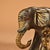 Pair of Vintage Bronze Elephant Statues For Sale In Los Angeles - Image 6 of 9