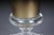 Metal Hollywood Regency Style Acrylic Gold Goblet Vase For Sale - Image 7 of 12