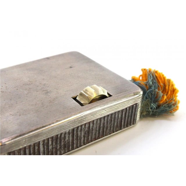 Matchbox in Guilloche Silver For Sale - Image 4 of 11