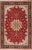 Hand-Knotted Middle Eastern Rug in Wool & Silk For Sale