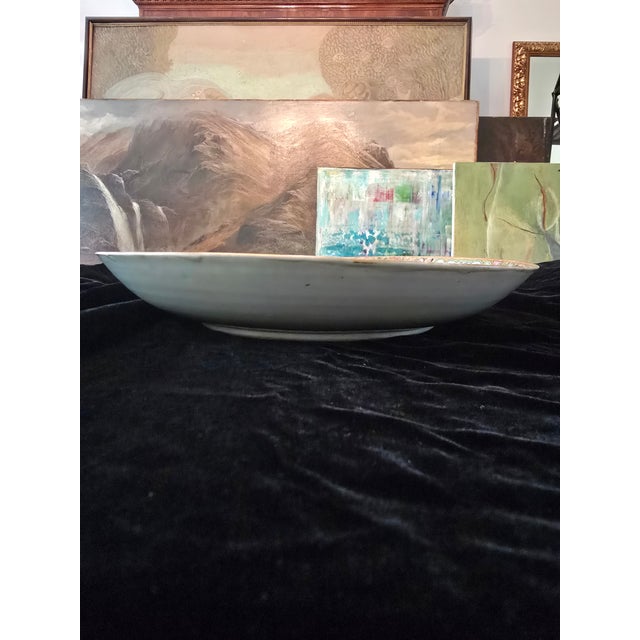 A museum quality antique chinese porcelain charger in all original condition ( guaranteed 200 years old or older in good...