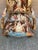 Gold French Provincial Louis XV Giltwood Fauteuil With Chinoiserie Tapestry Upholstery For Sale - Image 8 of 12