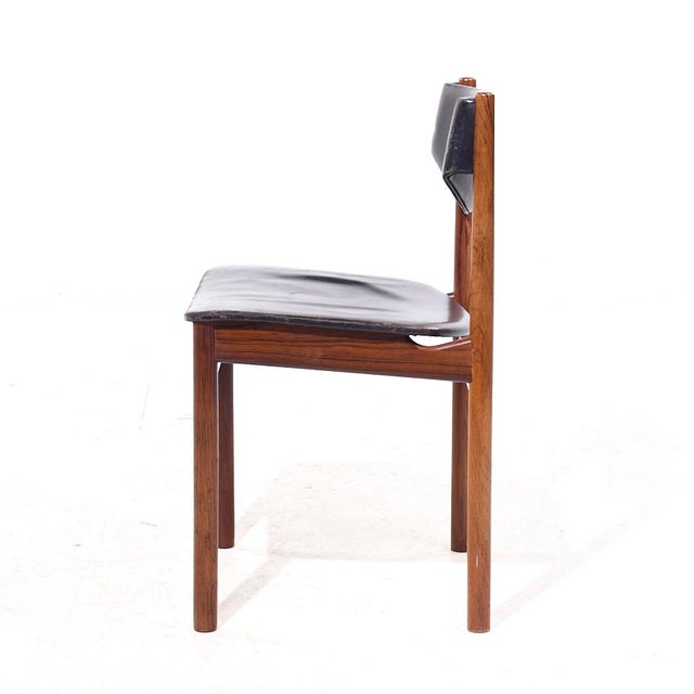 Ejner Larsen & Aksel Bender-Madsen Mid Century Danish Teak Dining Chairs - Set of 4 For Sale - Image 9 of 12