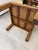 Vintage Woven Rattan Square Coffee Table With Geometric Top For Sale - Image 4 of 4
