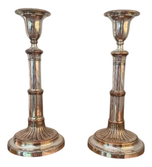 Regency Telescopic Candlesticks, 1810s, Set of 2