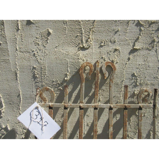 1900 - 1909 Antique Victorian Iron Gate Salvage For Sale - Image 5 of 6