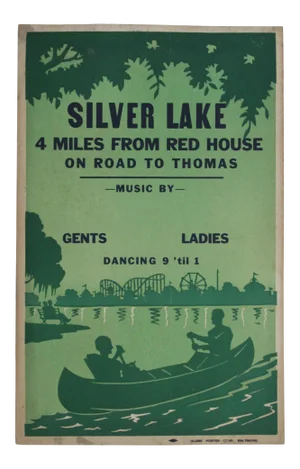 Circa 1940s Silver Lake Poster