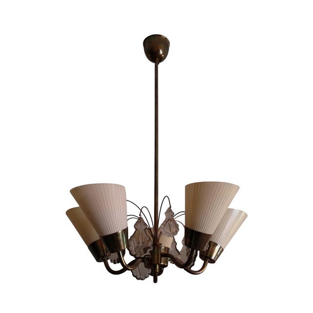 1960s Chandelier from Idman Oy, 1960s For Sale - Image 5 of 9