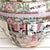 Late 20th Century Late 20th Century Large Rose Medallion Hand Painted Koi Fish Bowl or Planter For Sale - Image 5 of 11