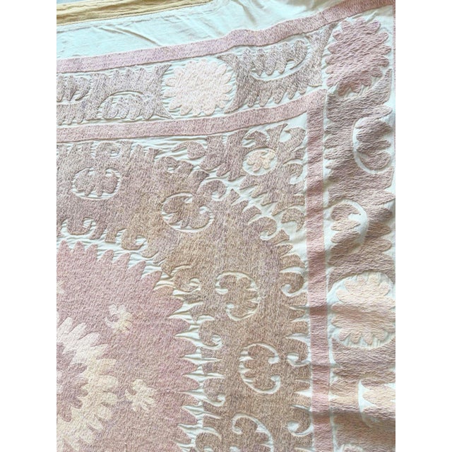 Suzani Tribal Textile - Vintage Embroidery For Sale In New York - Image 6 of 8