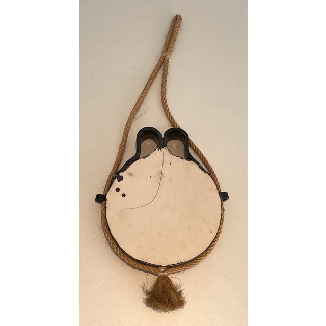Small Ceramic and Rope Mirror For Sale - Image 11 of 12
