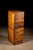 Antique Oak and Plywood Crazed Parts Cabinet For Sale - Image 4 of 13