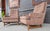 Mid-Century Modern Pair High-Back Mid-Century Modern Lounge Chairs Manner of Edward Wormley For Sale - Image 3 of 17