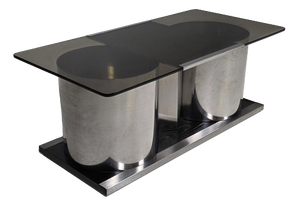 Coffee Table with Concealed Dry Bar by Ludovico Acerbis for Acerbis, Italy, 1970s