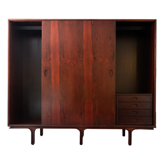 Gianfranco Frattini Wardrobe for Bernini, 1961 by Gianfranco Frattini, 1960s For Sale