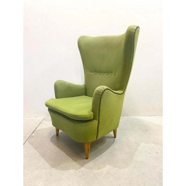 Wood Set of Mid-Century Armchairs, 1960s For Sale - Image 7 of 15