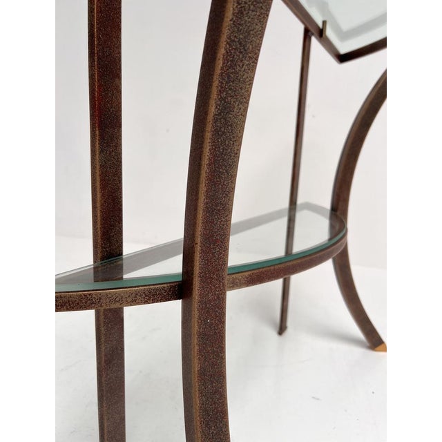 Brown Art Deco Side Table by Pierre Vandel, 1960s For Sale - Image 8 of 12