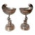 Grotto Metal Footed Dish - a Pair For Sale