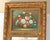 Wood Early 20th Century Gilded Trumeau Beveled Mirror With Floral Oil Painting For Sale - Image 7 of 15