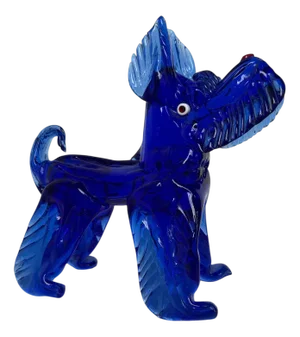 Murano Glass Scottie Dog Sculpture, 1980s