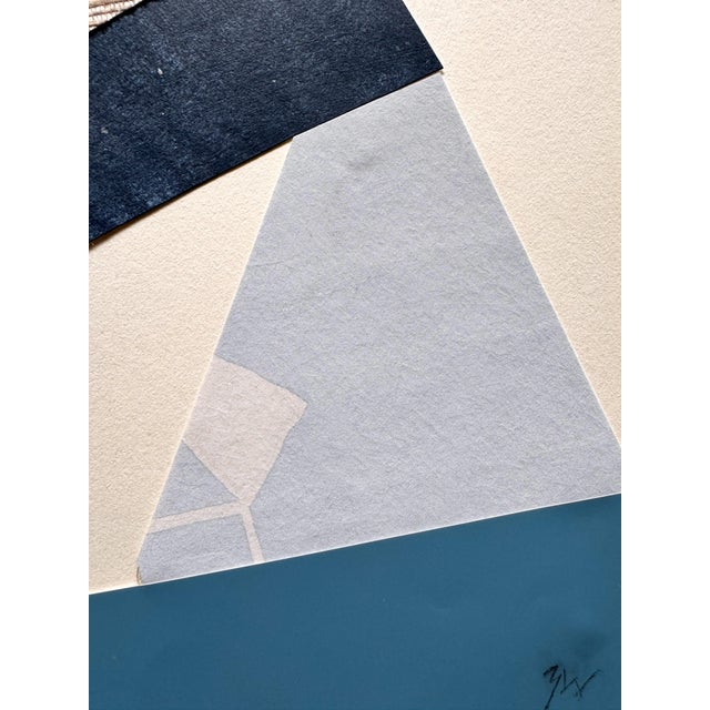 "Rhythm Replaces Reason 6" Original Mixed-Media Collage on Paper by Zac Woodiel For Sale - Image 4 of 9