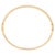 Contemporary 14K Yellow Gold 1/3 Cttw Diamond Half Eternity Bangle Bracelet (I-J Color, I2-I3 Clarity) - 7.75" Inches For Sale - Image 3 of 5