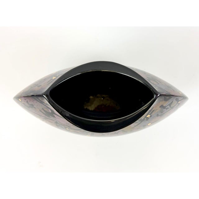 Purple Postmodern Ceramic Vase from Steuler Design, 1980s For Sale - Image 8 of 10