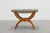 Empire Style Curule Stool with Striped Upholstery, France, 1950s For Sale - Image 4 of 12