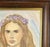 Blue 1979 Signed Steve LeBailly Original Watercolor – "Lady in Lavender" Figurative Portrait For Sale - Image 8 of 13
