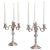 Silver Silver Plated Bronze Candelabras, Converts to Single Candlesticks - a Pair For Sale - Image 8 of 8