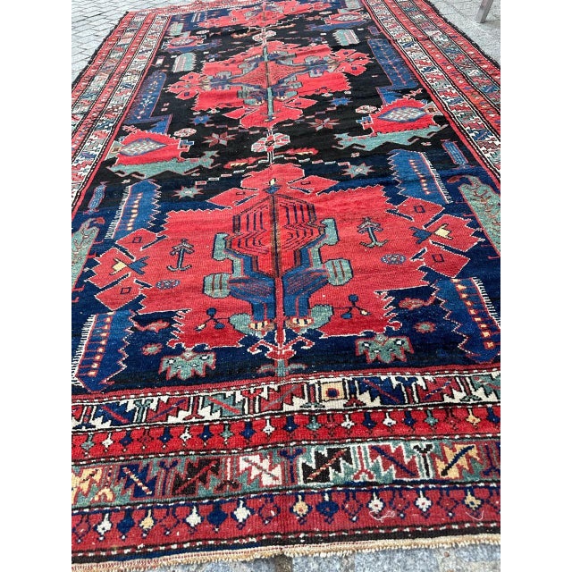 Vintage Hamadan Rug, 1890s For Sale - Image 11 of 18