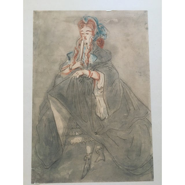 This is a rare print by Constantin Guys (1802 - 1892) from the collection, "Légendes Parisiennes" published by Ganymède,...