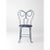 Early 20th Century Early 20th Century Blue Ice Cream Parlor Chair For Sale - Image 5 of 9