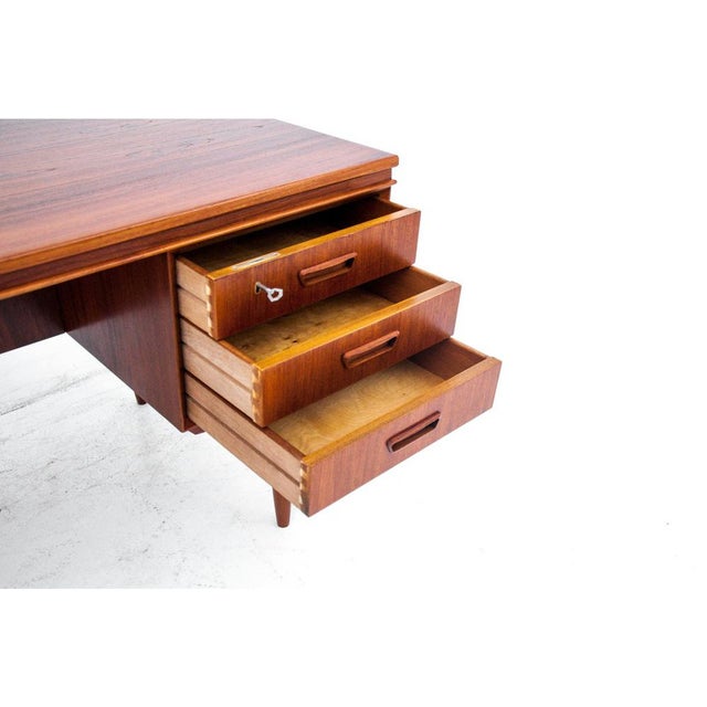 Danish Desk in Teak, 1960s For Sale - Image 4 of 11