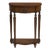 Ashby Demilune Console Table with Storage, Antique Cherry For Sale