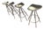 1990s Set of 4 Jamaica Bar Stools by Pepe Cortés for Amat — Made in Spain, Stamped For Sale